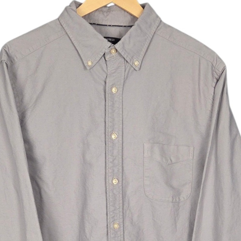 Daniel Cremieux Button Down Shirt Mens Large Tall Gray Long Sleeve LT Classics